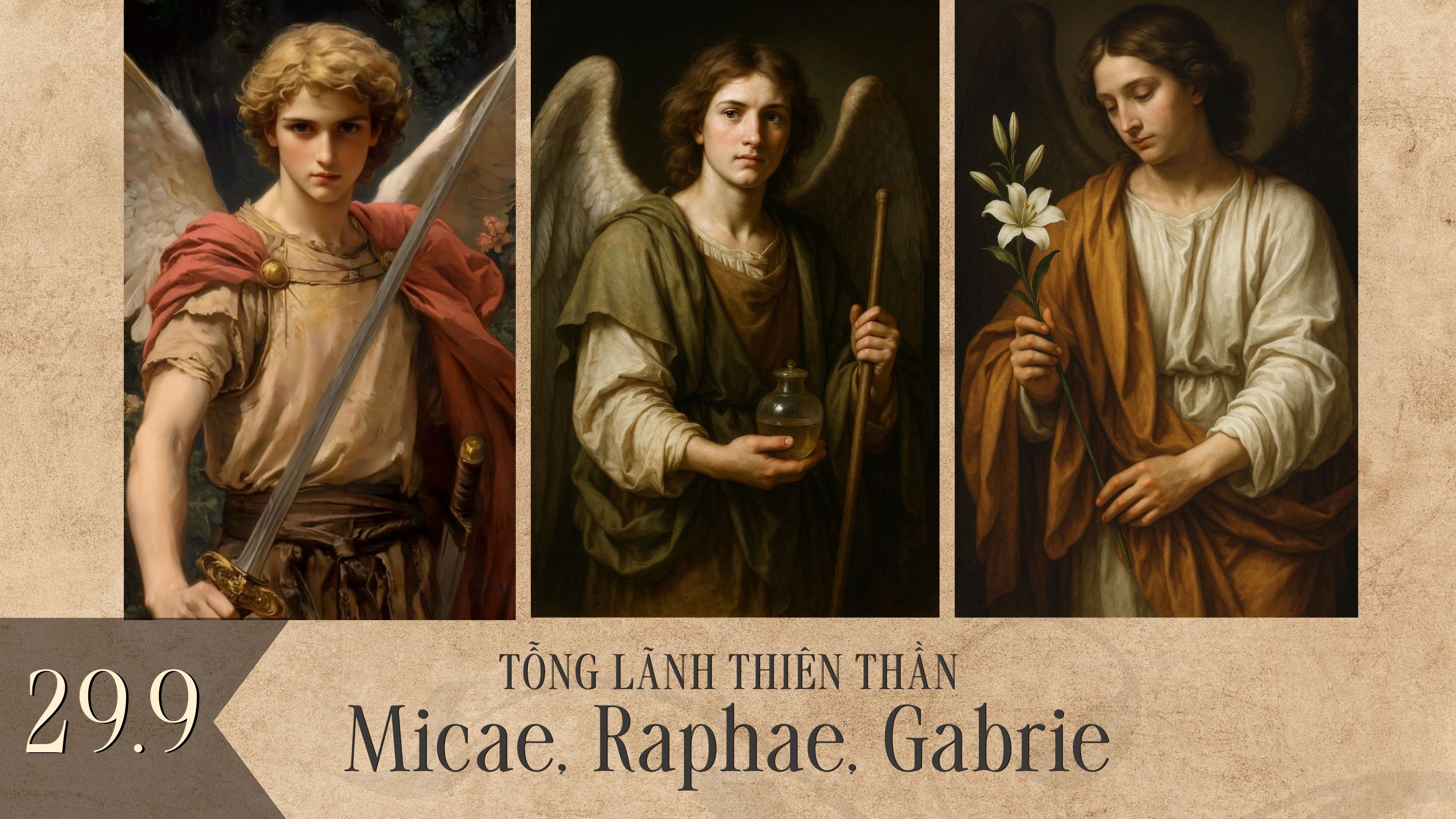 Tổng Lãnh Thiên Thần Micae, Raphae, Gabrie, ngày 29 tháng 9